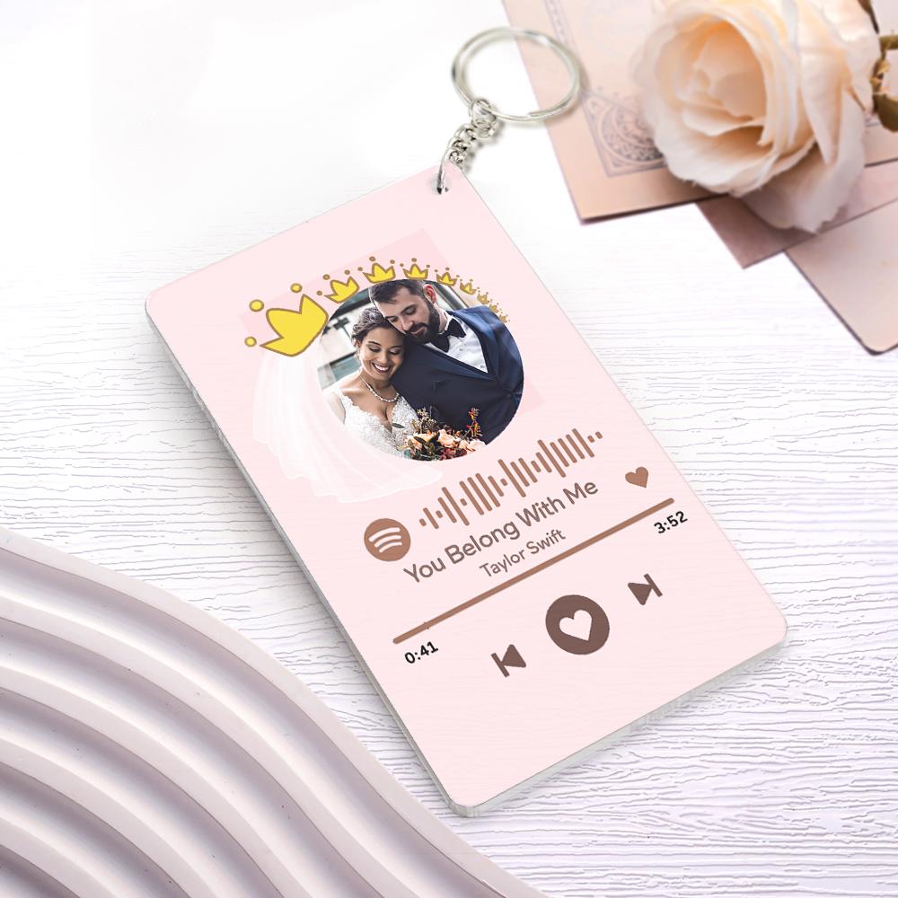 粉色婚礼皇冠音轨亚克力三件套SKL3110