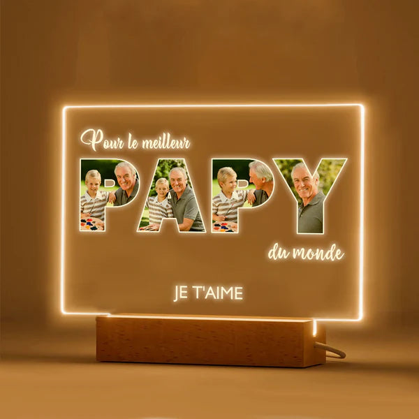 父亲节Grandpa夜灯XHD4555FR