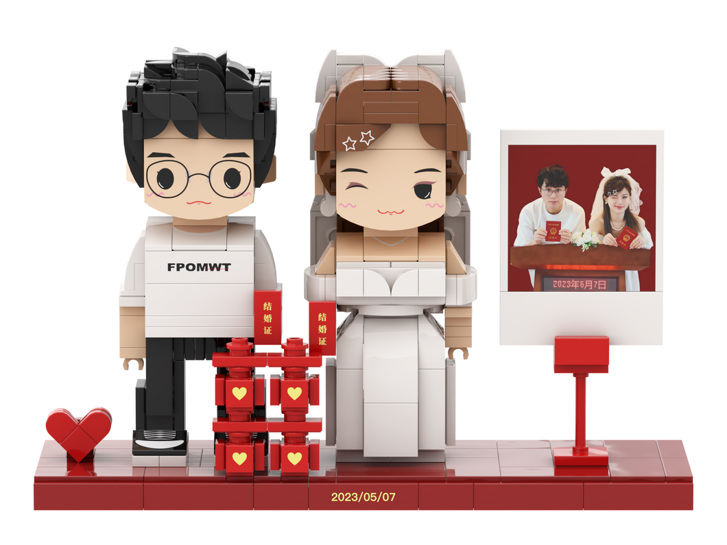 TB圆脸婚礼方仔KIT-218512