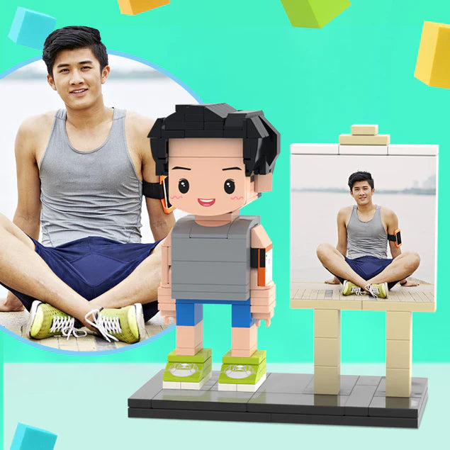 单人圆脸方仔+框KIT-218425