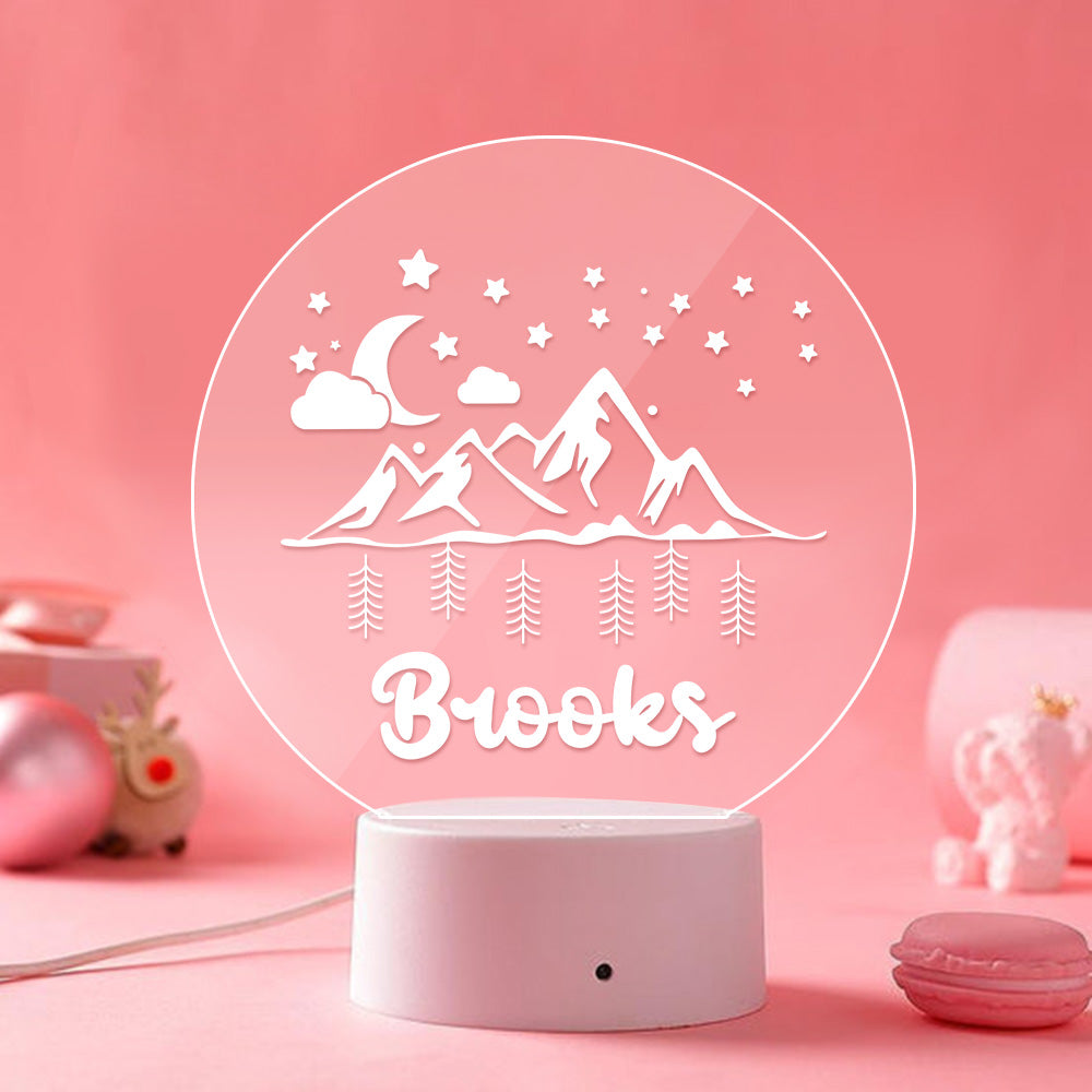 定制设计器-圆形亚克力夜灯-B2BXHD3848A\B2BXHD3854B\B2BXHD3860C