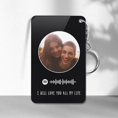 纯色传图钥音轨匙扣-SKL2948A