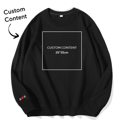 刺绣人像音轨卫衣（连帽款）-CWY0P026X01