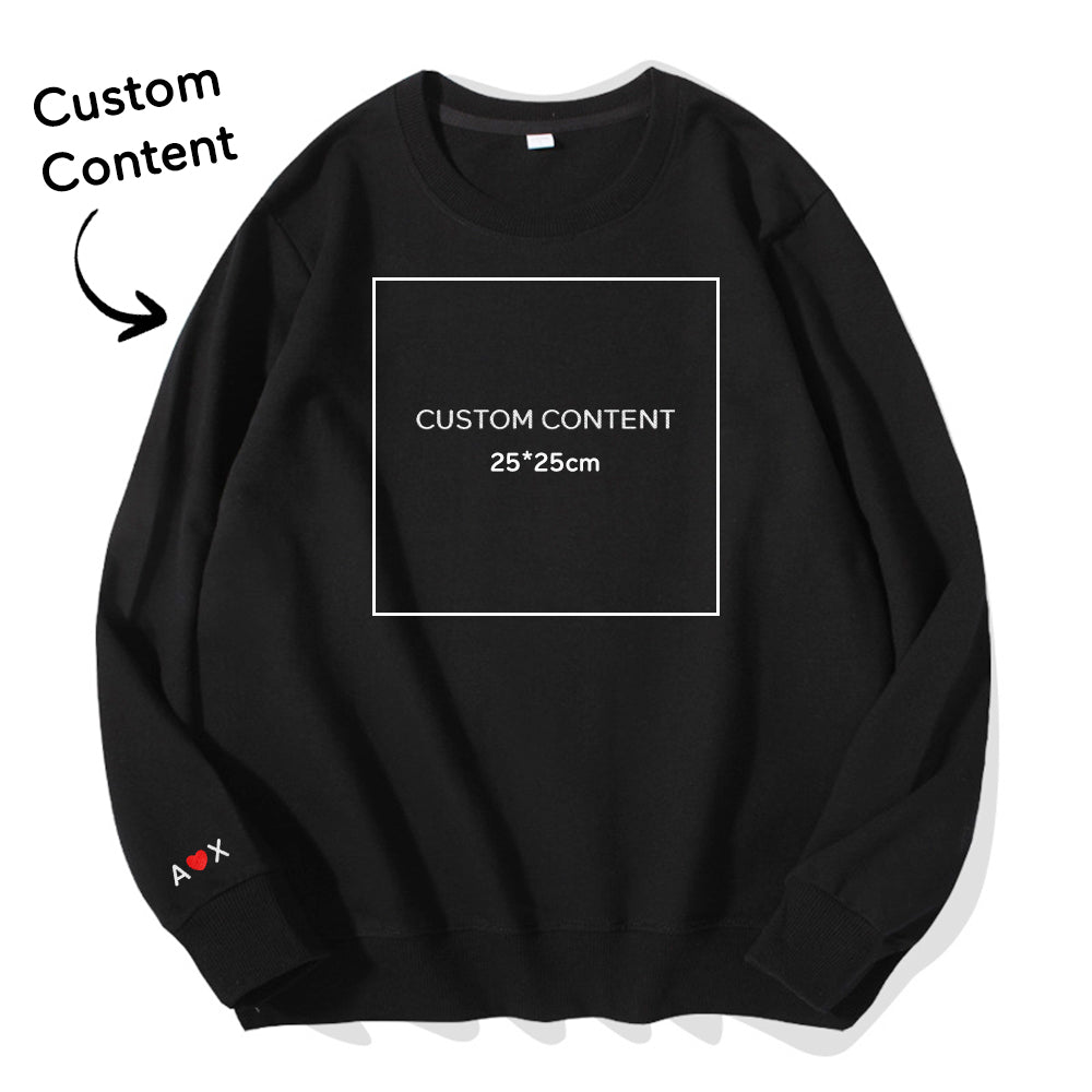 刺绣人像音轨卫衣（连帽款）-CWY0P026X01