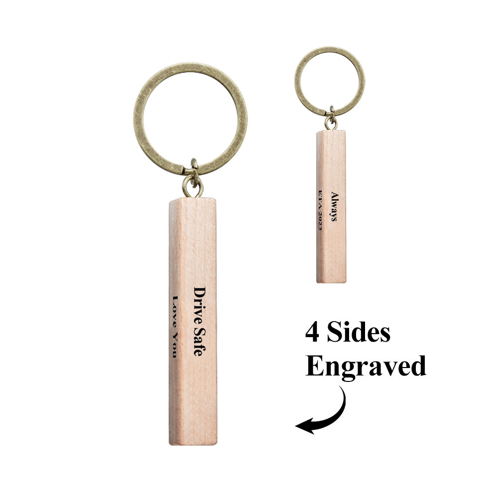 刻字木质钥匙扣SKL3163