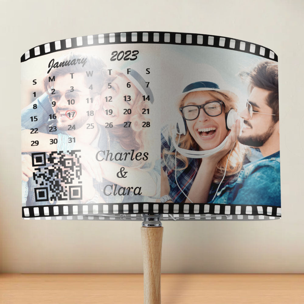 六处传图+日历+二维码+刻字灯罩CJJ2527X01