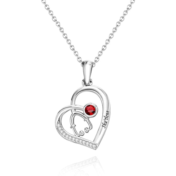 心形换钻项链SSL-2272-0001