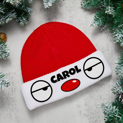 刻字-圣诞针织帽