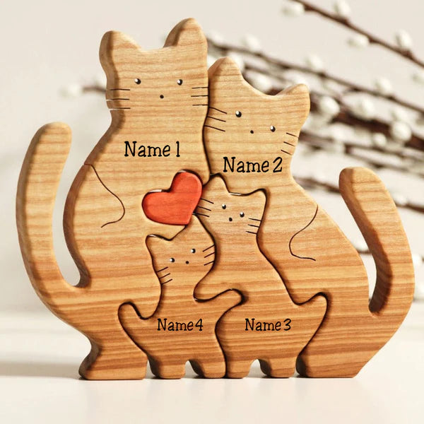 猫拼图摆件 CBS0P080X01