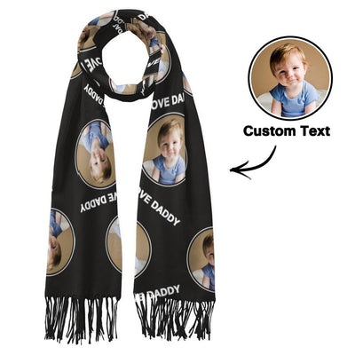 传图刻字围巾-CWJ074