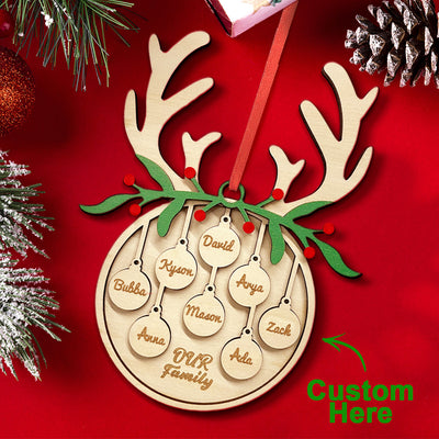 圣诞树挂饰鹿角款CBS7250