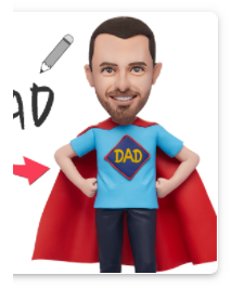 clay-figurine(泥人+胸部刻字)