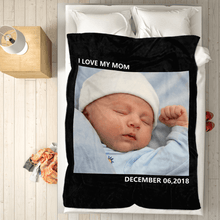 將圖片載入圖庫檢視器 Custom Blankets Personalized Photo Blankets
