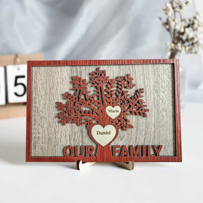 定制-10刻字家庭树摆件-CBS4641X02