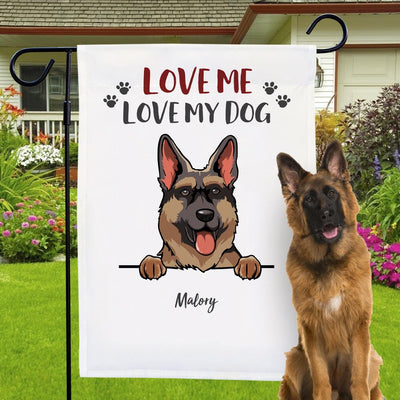 Cartoon Garden Flag(卡通狗花园旗)