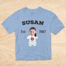 Load image into Gallery viewer, 2DminimeT恤功能开发-Custom Face Minime T-shirt Personalized Name and Year
