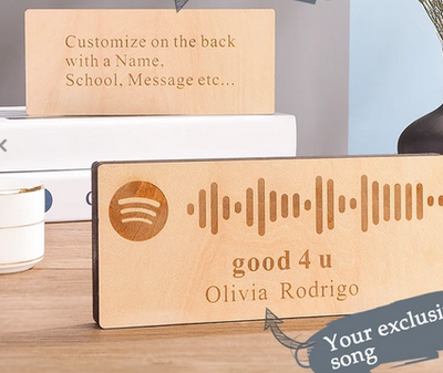 定制设计器-spotify木制摆件-徐蔚