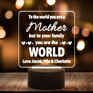 Custom 3D night light best anniversary gift for wife and baby - MyPhotoKeychain