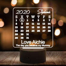 將圖片載入圖庫檢視器 Custom 3D night light best anniversary gift for wife and baby - MyPhotoKeychain
