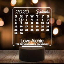 Load image into Gallery viewer, Custom 3D night light best anniversary gift for wife and baby - MyPhotoKeychain
