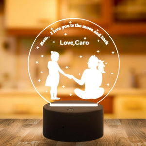 Custom 3D night light best anniversary gift for wife and baby - MyPhotoKeychain