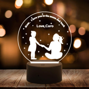 Custom 3D night light best anniversary gift for wife and baby - MyPhotoKeychain