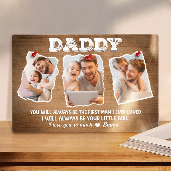 父亲节传图刻字摆件CBS8437X01