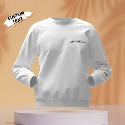 定制-双刺绣刻字圆领卫衣-CWY310