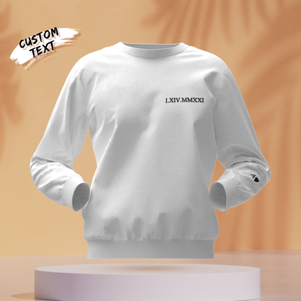 定制-双刺绣刻字圆领卫衣-CWY310