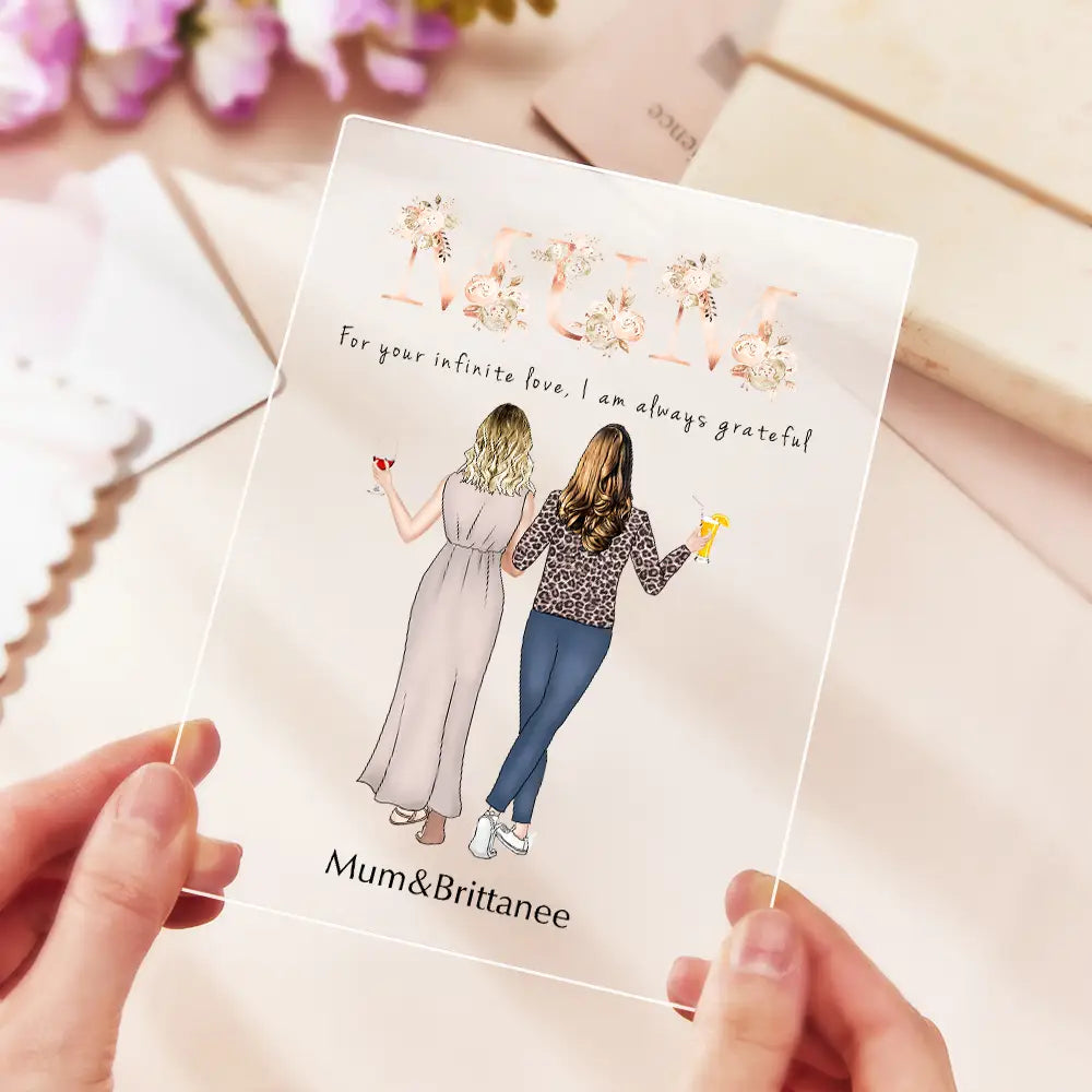 母亲节背景小人板子CBS3329