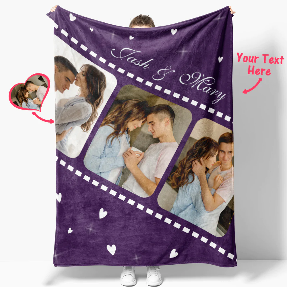 定制设计器-三张传图+定制双人名字毯子-BL1795