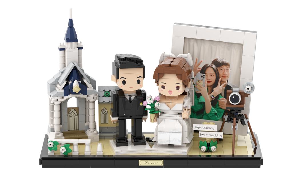 婚礼双人方仔KIT-19114