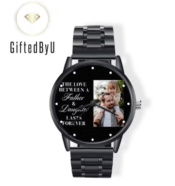 传图刻字正面定制手表WTC569