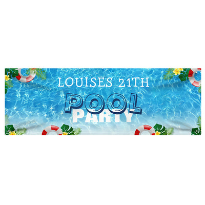 刻字泳池横幅CBS5055