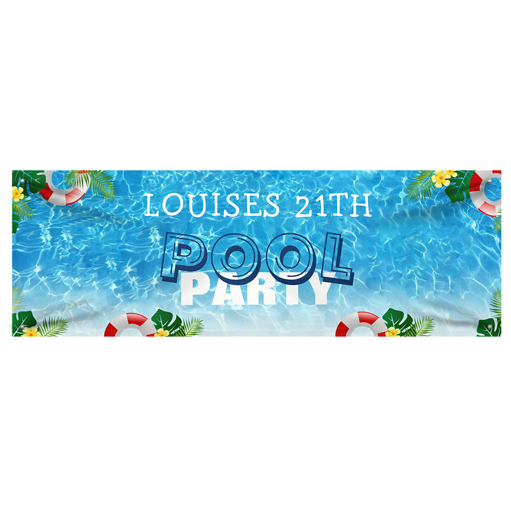 刻字泳池横幅CBS5055