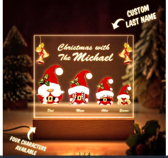 定制设计器-圣诞老人家庭-XHD677