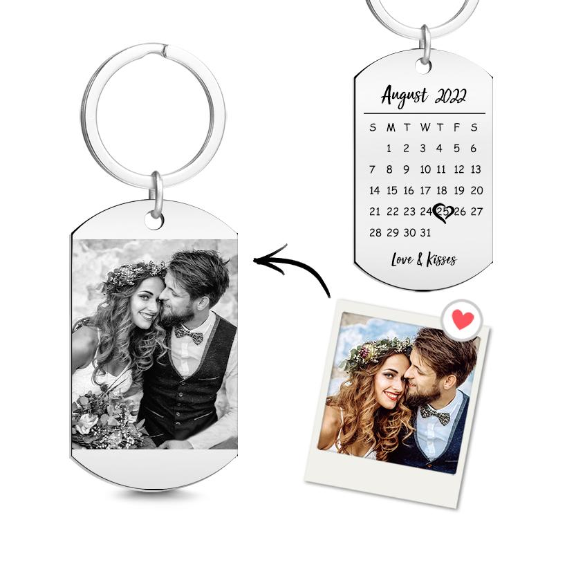 传图刻字日历军牌钥匙扣SKL2285A