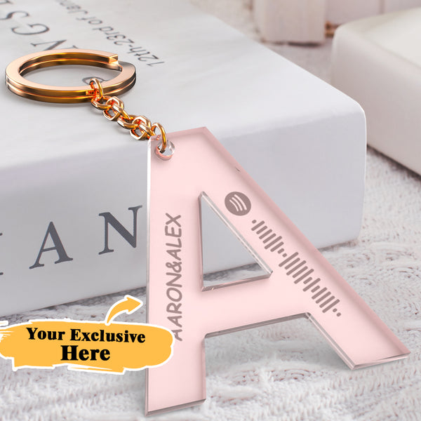 字母音轨钥匙扣SKL578