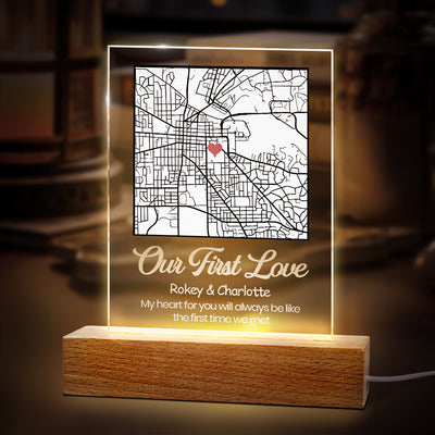 定制地图刻字夜灯XHD5037