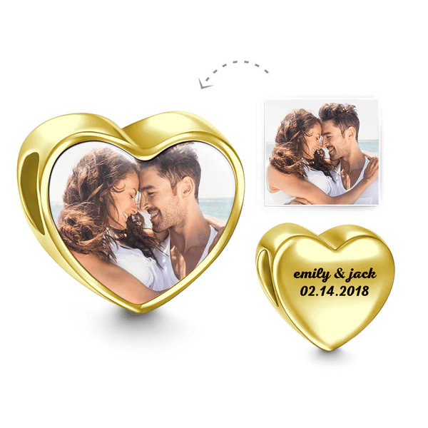 SF迁移-心形传图可选刻字串珠C066B