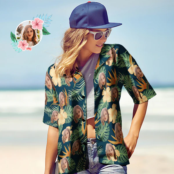 定制设计器-家庭款：情侣-custom-men-hawaiian-shirt